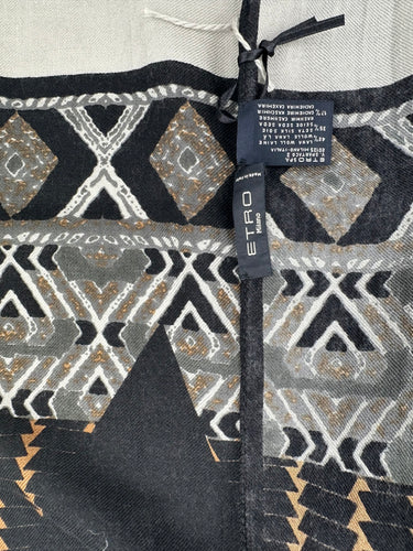 Zīmola "ETRO" kašmira šalle 70x200 cm