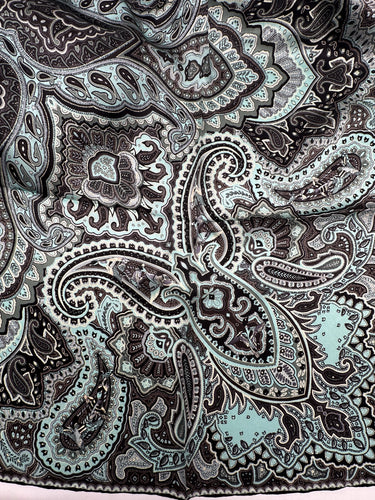 Dabīgā zīda satīna lakats 107x107 cm "Arābu nakts II "