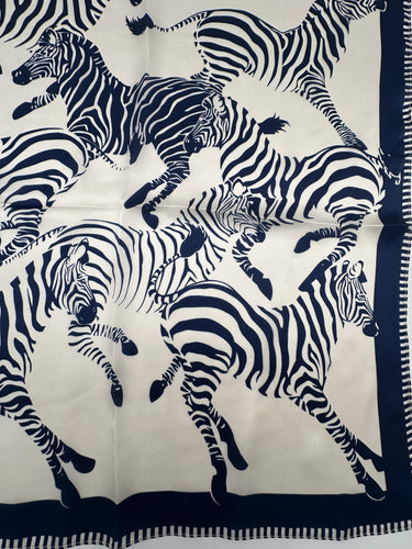 Mazais zīda kakla lakats "Zebra I "