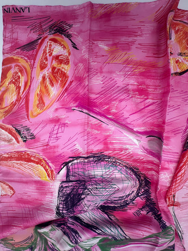 Zīmola "LANVIN" Dabīgās sarža  lakats 90x90 cm