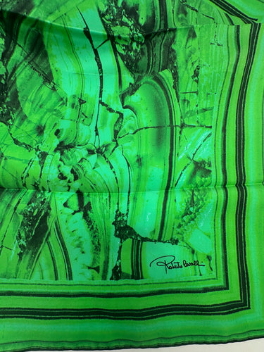 Zīmola "ROBERTO CAVALLI " Dabīgās sarža  lakats 90x90 cm
