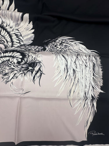 Zīmola "ROBERTO CAVALLI " Dabīgās sarža  lakats 90x90 cm