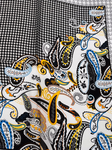 Dabīgā zīda lakats 68x68 cm  "Relaments II"