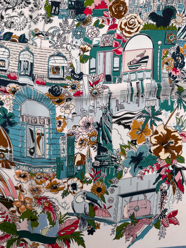 Mazais zīda kakla lakats "Notikums"