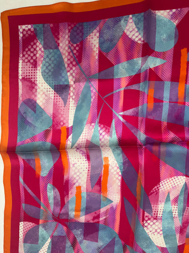 Dabīgā zīda lakats 68x68 cm "Kaleidoskops"