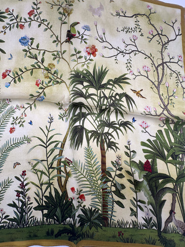Mazais zīda kakla lakats "Flora"