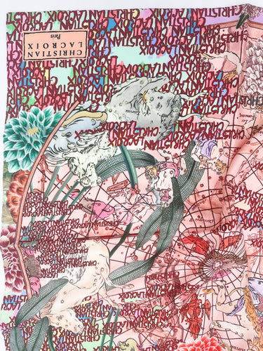 Zīmola "Christian Lacroix" Dabīgā zīda sarža lakats 68x68cm