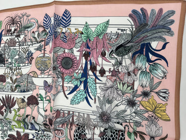 Mazais zīda kakla lakats "Zoo II"