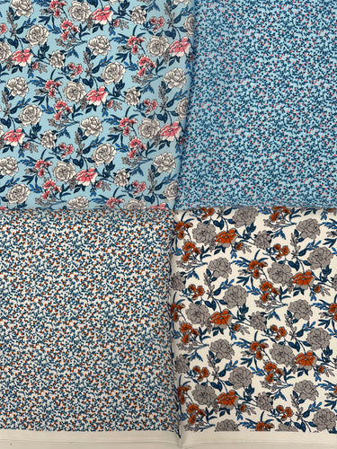 Mazais zīda kakla lakats "Gadalaiki II"