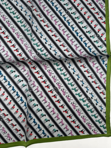 Mazais zīda kakla lakats "Rodeo"