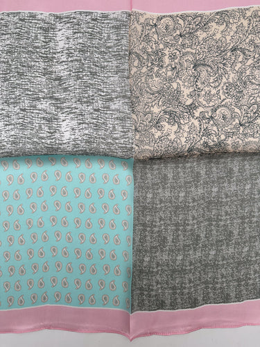 Mazais zīda kakla lakats "Gadalaiki III"