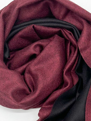 Divpusēja, silta vilnas šalle "Marsala"