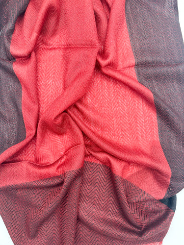 Austa tvīda,  zīda un kašmira šalle "Lava"