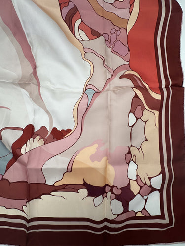 Dabīgā zīda sarža lakats 90x90 cm "Sjenna"