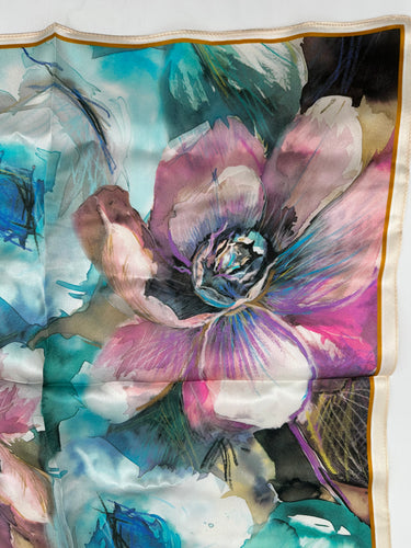 Mazais zīda kakla lakats "Dālija"