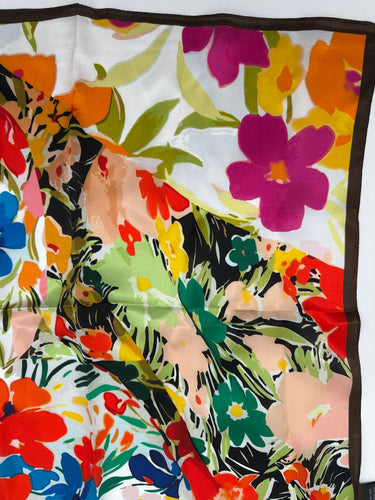 Mazais zīda kakla lakats "Saulainā pļava "