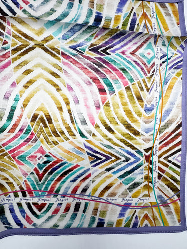 Dabīgā zīda lakats 68x68 cm  " Mirdzums"