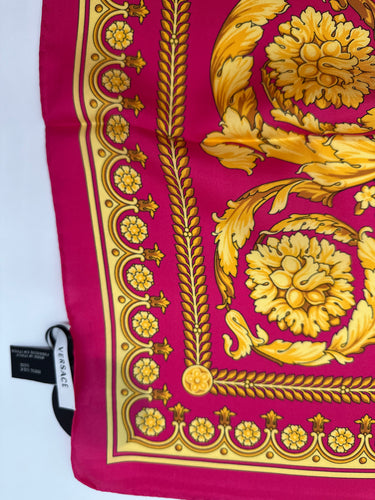 Zīmola VERSACE Dabīgā zīda sarža lakats 90x90 cm