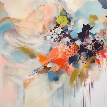 Dabīgā zīda satīna lakats 107x107 cm "Klusums"