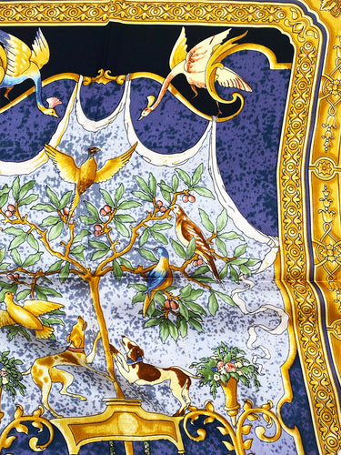 Dabīgā zīda satīna lakats 107x107 cm "Roma"